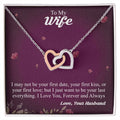 Collection Wife - My Partner In Crime - Necklace Interlocking Hearts Necklace