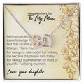 Happy Mother'S Day To My Mom Getting Married Doesn'T Change The Fact That I'M Still Your. Interlocking Hearts Necklace