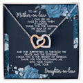 Mother-In-Law Interlocking Hearts Necklace
