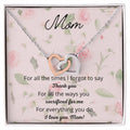 For All The Times I Forgot To Say Interlocking Hearts Necklace