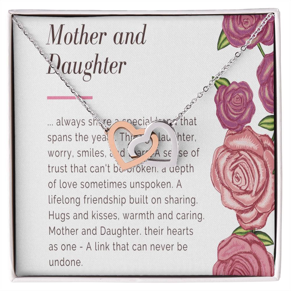 MO9E56~1 Interlocking Hearts Necklace