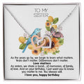 Give This Two Hearts Necklace For Your Sister'S Birthday ! Interlocking Hearts Necklace