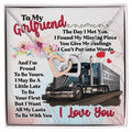 Trucker'S Girlfriend- Interlocking Necklace Interlocking Hearts Necklace
