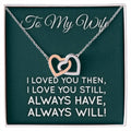 I Love You Interlocking Hearts Necklace