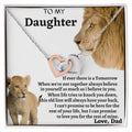 Gift For Daughter Interlocking Interlocking Hearts Necklace