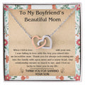 Gift For Boyfriend'S Mom - When I Fell In Love With Your Son - Interlocking Interlocking Hearts Necklace