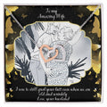 I Vow To Grab Your Butt Even When We Are Old And Wrinkly Two Hearts Interlocking Hearts Necklace