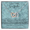 Gift For Swim Teacher Swim Teacher Appreciation Gift A Truly Amazing Swim Teacher Gift Interlocking Hearts Necklace
