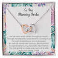 The Stunning Bride Gift Locked Heart Hearts Necklace Interlocking Hearts Necklace