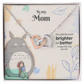 You Make The World Brighter & Better - Interlocked Hearts Necklace Tm2V6 Interlocking Hearts Necklace