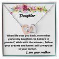 Always In Your Corner Two Hearts Necklace Interlocking Hearts Necklace