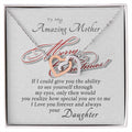 To My Amazing Mother Necklace Interlocking Heart Necklace Christmas Gift Gift For Mom Sentimental Gift Mother Daughter Gift Interlocking Hearts Necklace