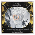 I Vow To Grab Your Butt Even We Are Old And Wrinkly Interlocking Heart Necklace Limited Design By Lan Medina Interlocking Hearts Necklace