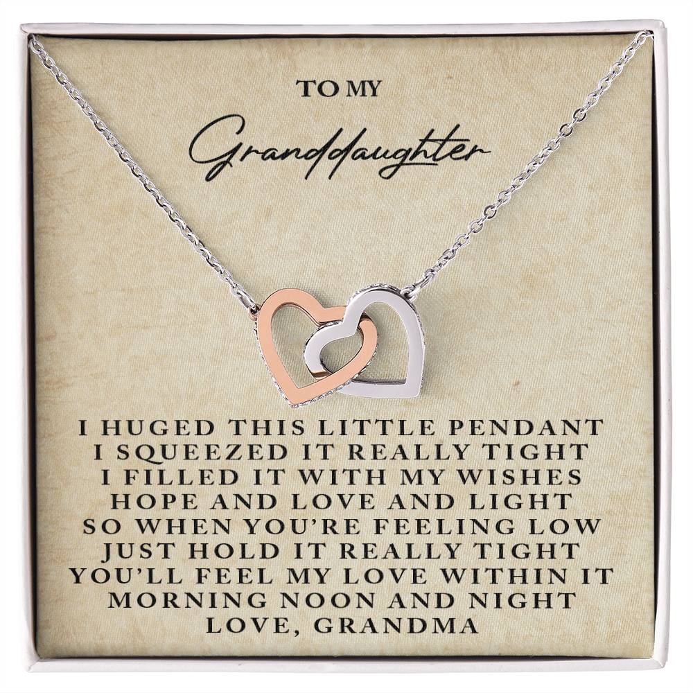 Give Her The Gift She Will Always Remember💝 - Interlocking Necklace Interlocking Hearts Necklace