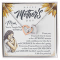 Mom You'Ve Taught Me So Much - Interlocking Heart Interlocking Hearts Necklace
