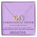 Sisters By Heart - Interlocking Heart Necklace Interlocking Hearts Necklace