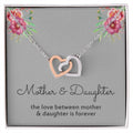 Mother And Daughter - Love Forever Interlocking Hearts Necklace