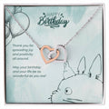 Joy And Positivity! Interlocking Hearts Necklace