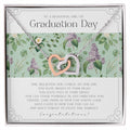 Graduation Gift Necklace For Daughter College Graduation Gift For Her High School Senior Graduation Mba Phd Master Class Of Interlocking Hearts Necklace