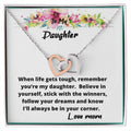 Follow Your Dreams Interlocking Hearts Necklace