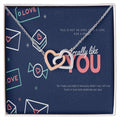 To My Love Interlocking Hearts Necklace