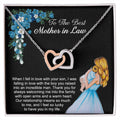 To My Future Mother In Law Gifts Mother In Law Necklace Interlocking Hearts Necklace