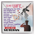Veteran'S Wife - Interlocking Heart Necklace Interlocking Hearts Necklace