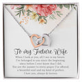Interlocking Hearts - To Future Wife Interlocking Hearts Necklace