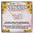 I Believe In Magic Interlocking Hearts Necklace