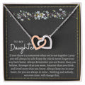 Gift For Daughter Interlocking Hearts Necklace