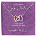 Gift For Yoga Instructor Yoga Instructor Appreciation Gift A Truly Amazing Yoga Instructor Gift Interlocking Hearts Necklace