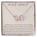 Soul Sister Interlocking Hearts Necklace