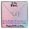 Happy Mothers Day Interlocking Hearts Interlocking Hearts Necklace
