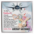 Aircraft Mechanic'S Girlfriend - Interlocking Heart Necklace Interlocking Hearts Necklace