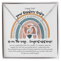 Rainbow Baby Necklace Interlocking Hearts Necklace