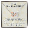 Gift For Granddaughter - Interlocking Hearts Necklace