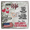 Veteran'S Wife- Interlocking Necklace Interlocking Hearts Necklace