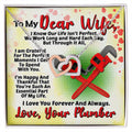 Plumber'S Wife- Interlocking Heart Necklace Interlocking Hearts Necklace