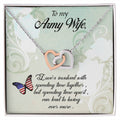 Interlocking Hearts Necklace Army Wife