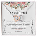 Last Breath Mother Daughter Necklace Gift Interlocking Hearts Necklace