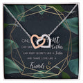 Aunt Necklace Interlocking Heart Necklace For Aunt Aunt Wedding Gift Aunt Of The Bride Personalized Necklace For Aunt Aunt Of The Groom Interlocking Hearts Necklace