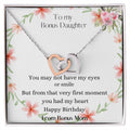Bonus Daughter Gift Step Daughter Gift Stepdaughter Necklace Interlocking Hearts Necklace