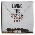 Let'S Live Together Interlocking Hearts Necklace