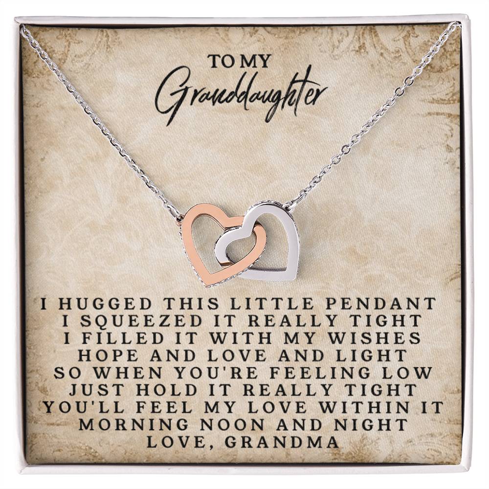 Give Her The Gift She Will Always Remember💝 Interlocking Hearts Necklace