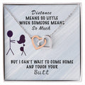 Distance Means So Little Interlocked Hearts Interlocking Hearts Necklace