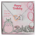 I Love You! You'Re The Precious Gift From God - Interlocking Hearts Necklace
