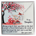 Always Pray To Have Eyes That See The Best Interlocking Hearts Necklace