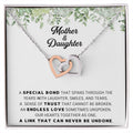 Linked Hearts Necklace For Mother Daughter Gift Minimalist Jewelry Gift For Daughter Mothers Day Sentimental Jewelry Gift For Mom Interlocking Hearts Necklace