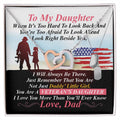 Veteran'S Daughter - Interlocking Heart Necklace Interlocking Hearts Necklace