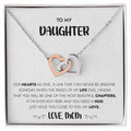 Our Hearts As One Interlocking Hearts Necklace